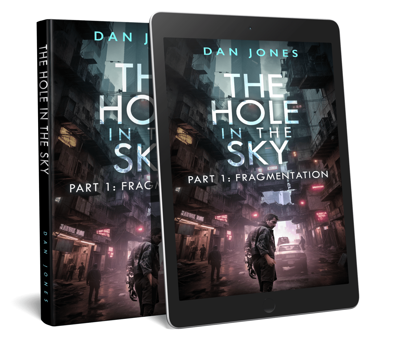 Image of the paperback and ebook versions of The Hole In The Sky